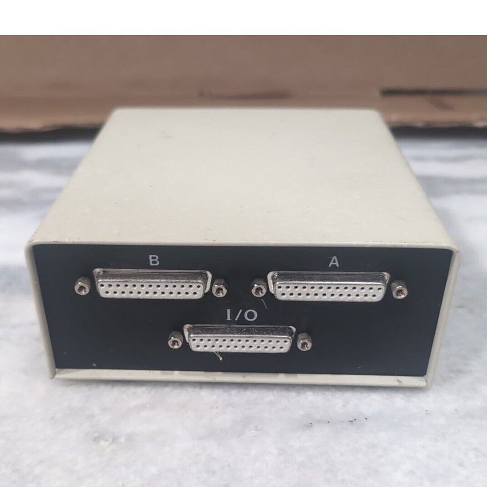 Belkin Data Switch F1B024 Vintage A/B Manual DB25 Parallel Serial Switch Box - Picture 5 of 7
